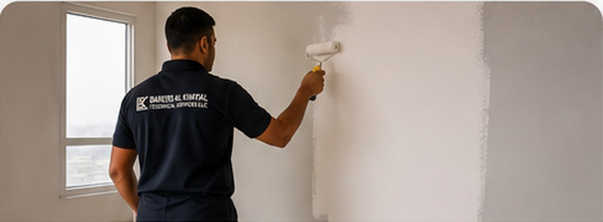 Painting Works by Bareeq Al Khayal technicians in Dubai